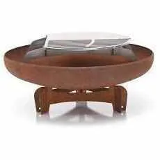 Yabbi Fire Pit 80cm & Barramundi BBQ