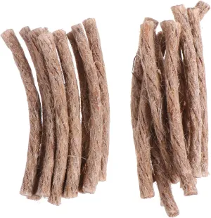 Yardwe 80pcs Camping Fire Starter Wick Rope for Outdoor Survival Lightweight Essential Tool for Hiking and Camping Easy to Use and Store