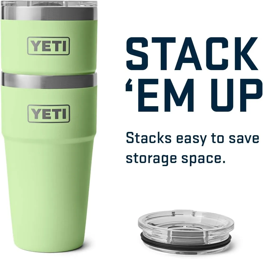 YETI Rambler 20 oz Stackable Tumbler, Stainless Steel, Vacuum Insulated with MagSlider Lid