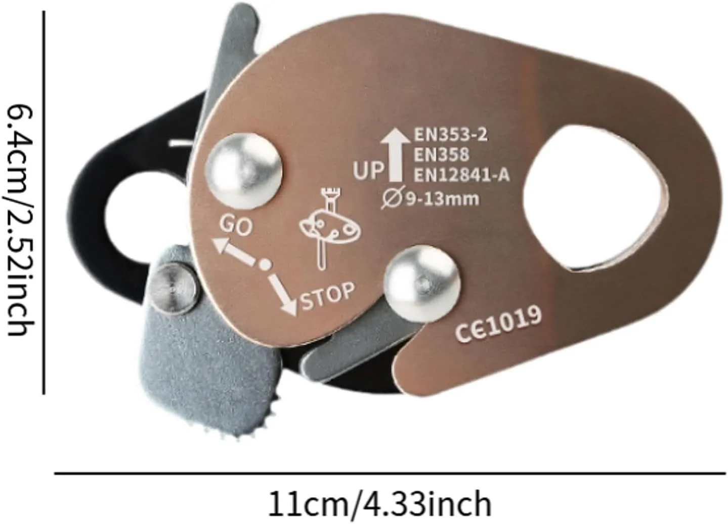 Yiju Rope Gear Adjuster for Climbing with Fall Arrest Device for Arborist Training