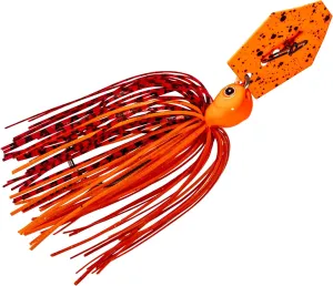 Z-Man CBJH38-21 Chatterbait Jackhammer 3/8 Oz Fire Craw Orange